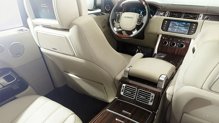 Range Rover, interior do carro, carro, veículo, HD papel de parede