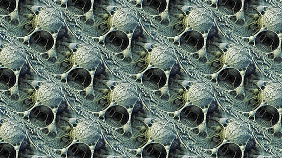 resumo, fractal 3d, fractal, padrão, arte digital, HD papel de parede HD wallpaper