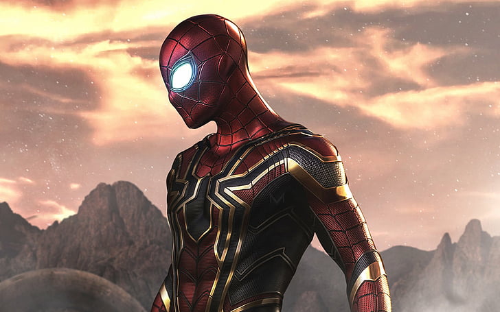 ภาพยนตร์, Avengers: Infinity War, Iron Spider, Marvel Comics, Spider-Man, วอลล์เปเปอร์ HD