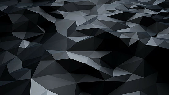 polygons, abstract, 4k, HD wallpaper HD wallpaper