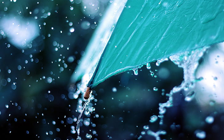 Regenwetter Wassertropfen Regenschirme regnen 2560x1600 Art Umbrella HD Kunst, Wetter, Regen, HD-Hintergrundbild