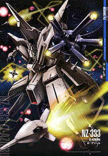 zangão quadcopter preto e cinza, Gundam, robô, contra-ataque do Mobile Suit Gundam Char, século universal, espaço, Mobile Suit Gundam, HD papel de parede HD wallpaper
