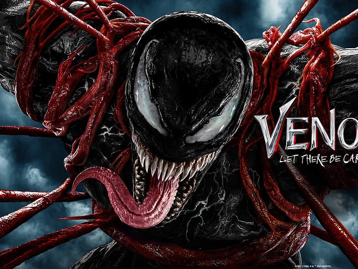 Venom 2, 4K, Carnaje, Venom, HD papel de parede