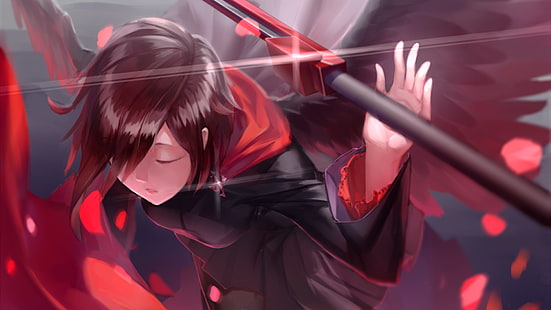 Ruby Rose from RWBY, anime, RWBY, Ruby Rose (character), HD wallpaper HD wallpaper