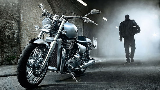 دراجة نارية ثقيلة 1920 × 1080 ، دراجات ، دراجة ، ثقيلة ، ركوب ، دراجة عالية الدقة، خلفية HD HD wallpaper