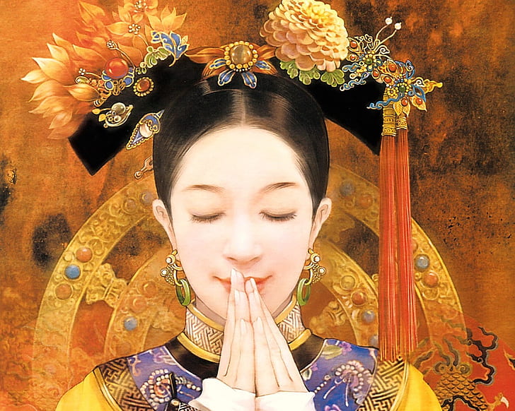 The Ancient Chinese Beauty HD, artistic, beauty, chinese, ancient, HD wallpaper