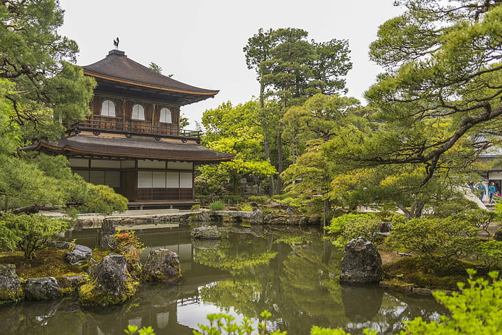 Храмове, Jishō-ji, Garden, Ginkaku-Ji, Japan, Jisho-Ji, Kyoto, Temple, Temple of Shining Mercy, Zen, HD тапет