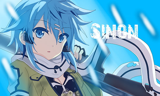 Sword Art Online, Sword Art Online II, Asada Shino, Sinon (Sword Art Online), HD wallpaper HD wallpaper