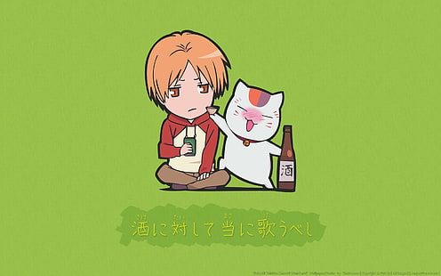 Anime, Natsume'nin Arkadaş Kitabı, Madara (Natsume Yuujinchou), Natsume Yuujinchou, HD masaüstü duvar kağıdı HD wallpaper