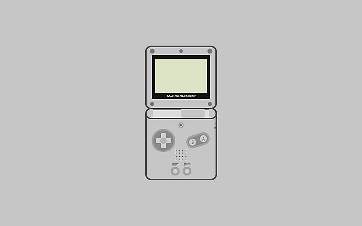 Gameboy Advance SP Konsolen Videospiele Minimalismus Nintendo, HD-Hintergrundbild