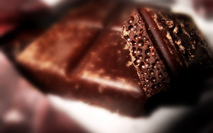 шоколадов блок, шоколад, порест, карамфил, сладък, HD тапет