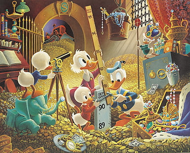 شركة disney ducks donald duck 2787x2240 Animals Ducks HD Art، ducks، Disney Company، خلفية HD HD wallpaper