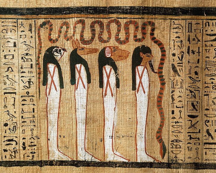 Древний Египет, языческое египетское богословие, египетская книга мертвых, HD обои