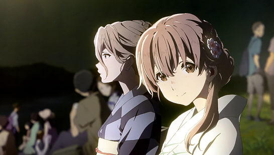 Anime, Koe No Katachi, Shouko Nishimiya, Yae Nishimiya, HD-Hintergrundbild HD wallpaper