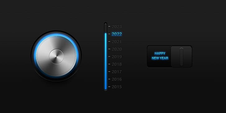 2022, feliz año nuevo, año nuevo, Fondo de pantalla HD