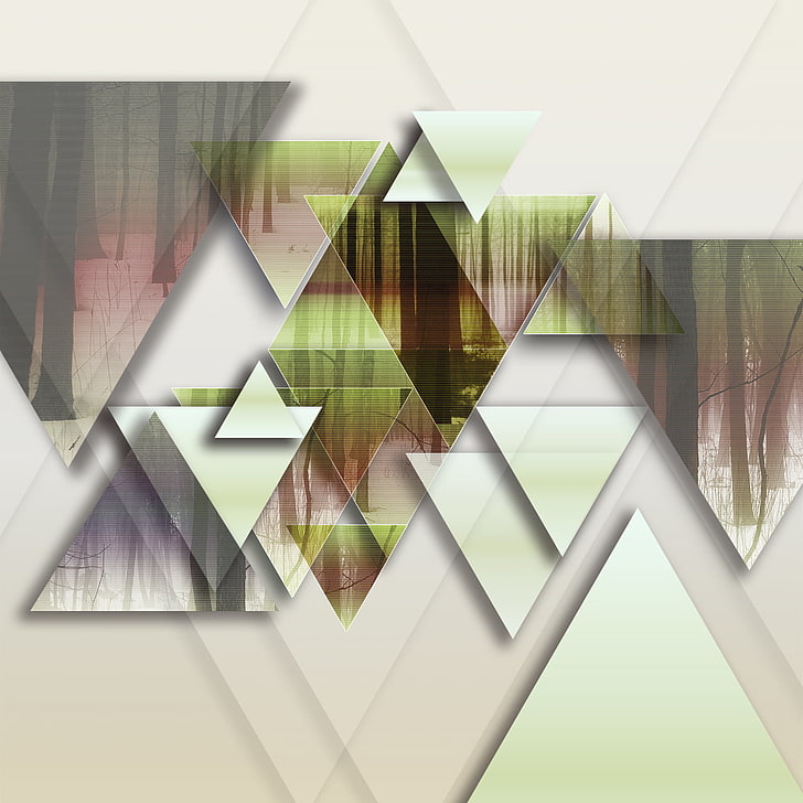 geometry, triangle, HD wallpaper