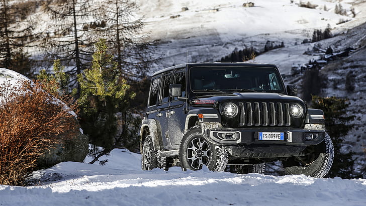 Jeep, Wrangler, Unlimited, Rubicon, 2019, Tapety HD