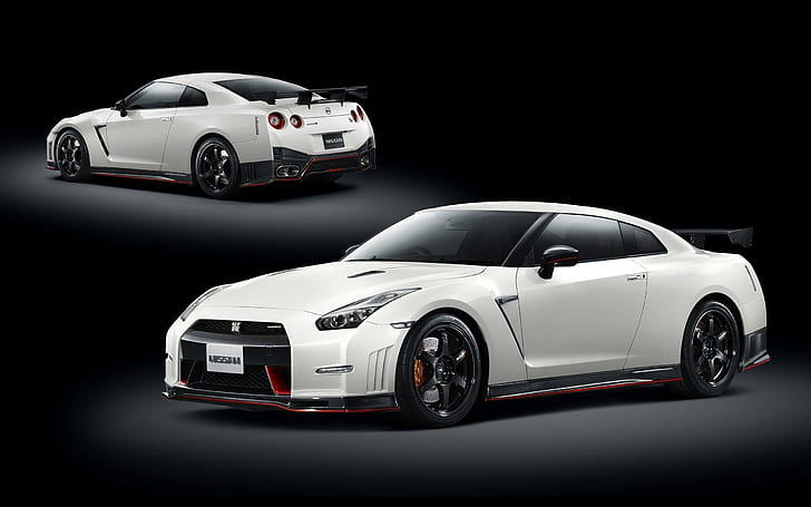 2015 Nissan GT R NISMO, белое спортивное купе, Nissan, Nismo, 2015, автомобили, HD обои