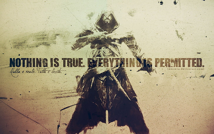 armored male illustration, assasin, Ezio, revelations, assasin's creed, assassin's creed - ostrovany, HD wallpaper