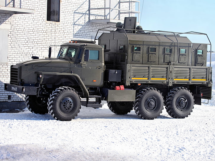 4320, 45291, 6x6, chassis, federal, military, russian, ural, HD wallpaper