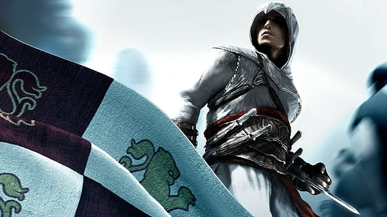 Assassin's Creed, Altaïr Ibn-La'Ahad, HD тапет HD wallpaper