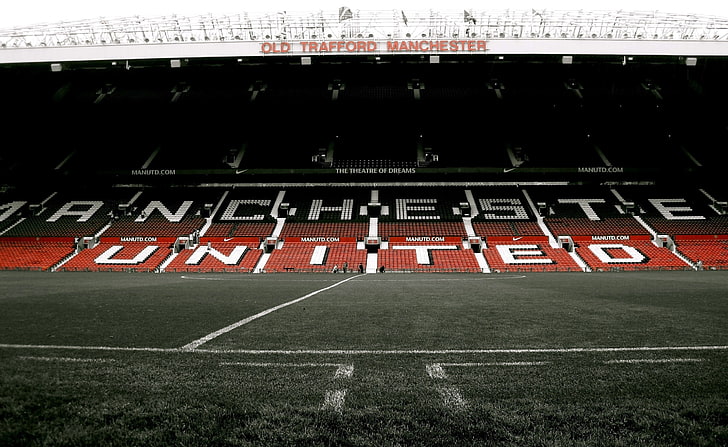 Stadion Manchester United, stadion Manchester United, sport, piłka nożna, United, stadion, Manchester, Tapety HD