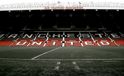 Stadion Manchester United, stadion Manchester United, sport, piłka nożna, United, stadion, Manchester, Tapety HD HD wallpaper