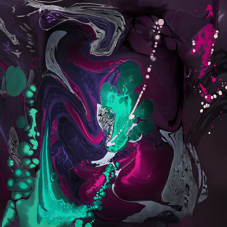 Warna Burst, abstrak, surealis, karya seni, Wallpaper HD