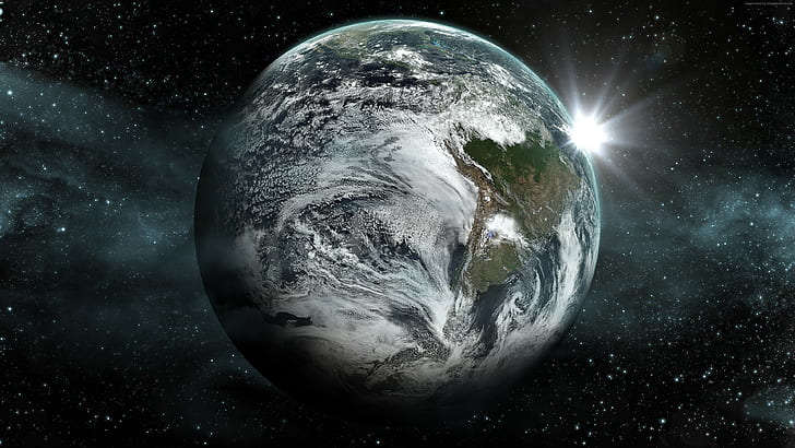 Planet, Weltraum, Kepler-452b, Exoplanet, Sterne, HD-Hintergrundbild