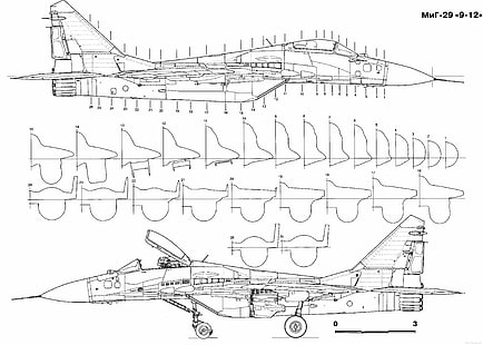 самолет, изтребител, реактивен самолет, миг, миг 29, военен, самолет, руски, HD тапет HD wallpaper
