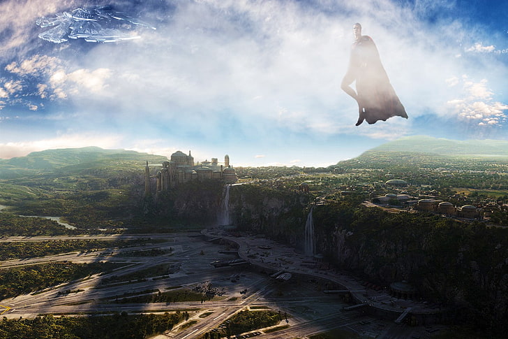 Superman, city, Naboo, Wallpaper HD