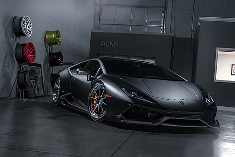 8K, Lamborghini Huracan, ruedas ADV1, 4K, Fondo de pantalla HD HD wallpaper