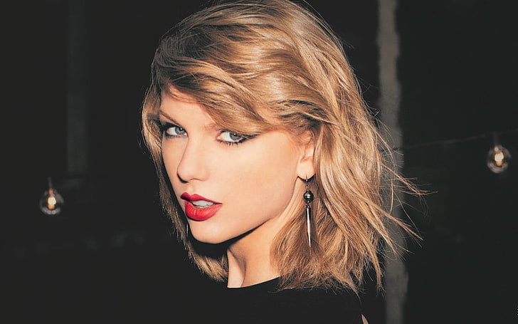 women, Taylor Swift, celebrity, singer, face, HD wallpaper