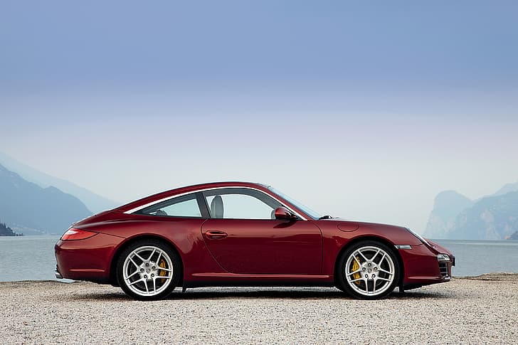 911, 997, Porsche, vista lateral, 997.2, Targa, Targa 4S, 2009–2012, HD papel de parede