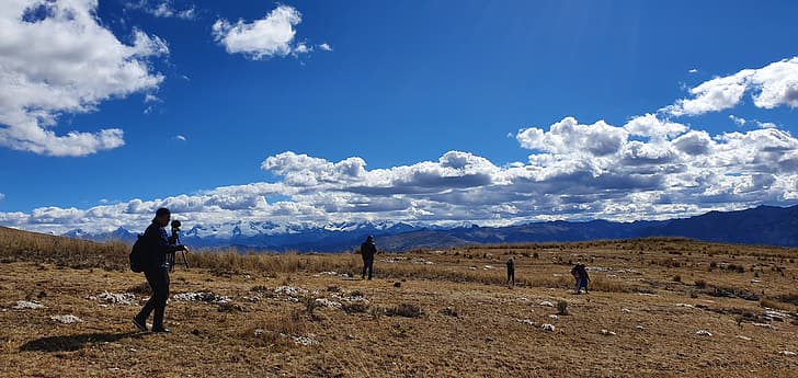 Peru, nuvem atlas, montanhas, paisagem, HD papel de parede