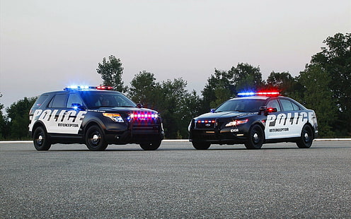 cars, ford, interceptor, police, suv, vehicles, HD wallpaper HD wallpaper
