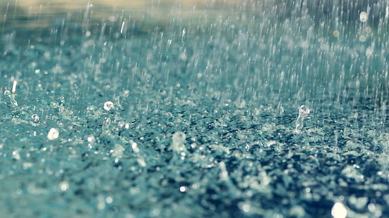 Rain Water Drops Water Stop Action HD, natur, vatten, regn, droppar, action, stopp, HD tapet HD wallpaper