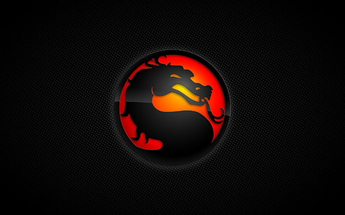 Mortal Kombat, videojuegos, logo, Fondo de pantalla HD HD wallpaper