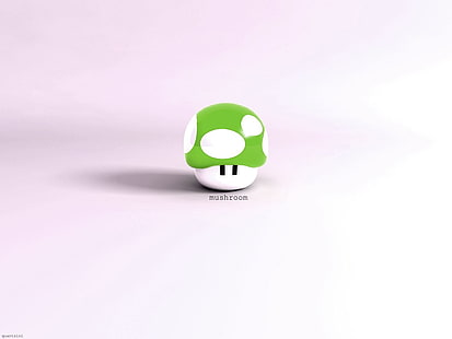 Mario, Mushroom, HD wallpaper HD wallpaper