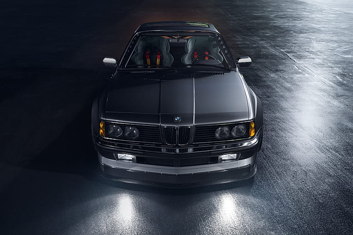 car, vehicle, BMW, render, Dmitry Mazurkevich, BMW E24, HD wallpaper