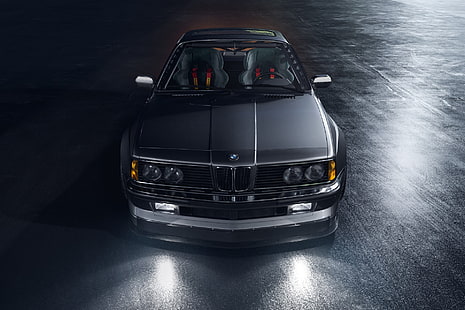  car, vehicle, BMW, render, Dmitry Mazurkevich, BMW E24, HD wallpaper HD wallpaper