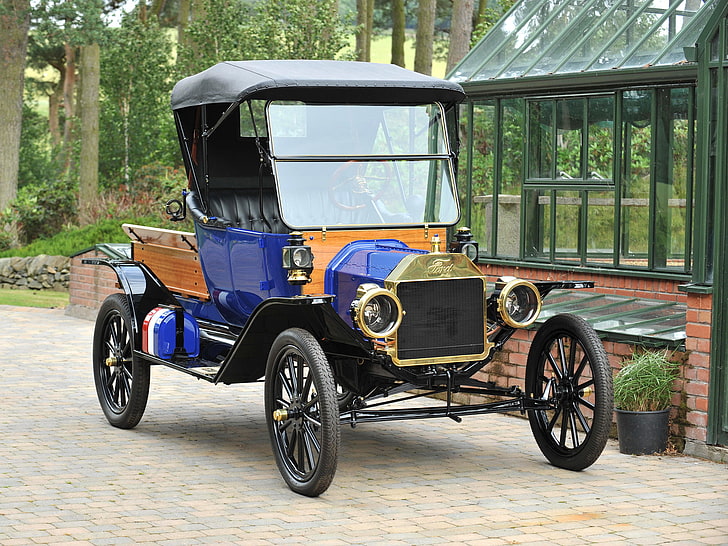 1914, ford, model t, pickup, retro, HD-Hintergrundbild