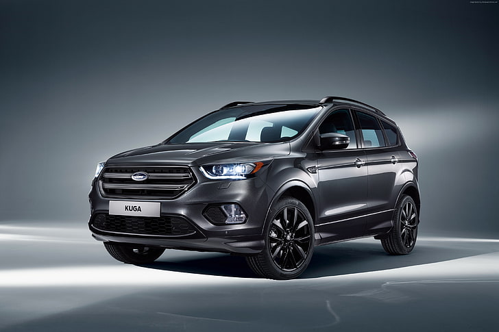 Salón del automóvil de Ginebra 2016, Ford Kuga, crossover, Fondo de pantalla HD