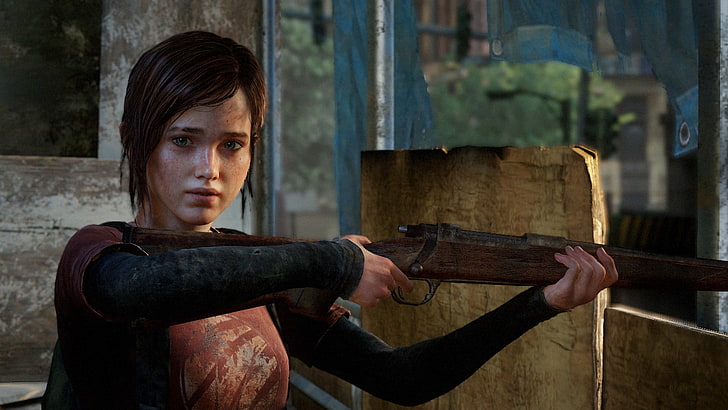 Ellie from the Last of Us illustration, video games, The Last of Us, Ellie, HD wallpaper