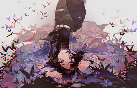 Anime, Kimetsu no Yaiba, Kochou Shinobu, HD-Hintergrundbild HD wallpaper