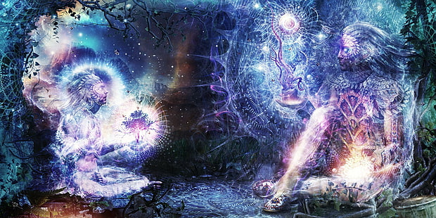 spirituell, Cameron Gray, Fantasiekunst, heilige Geometrie, HD-Hintergrundbild HD wallpaper