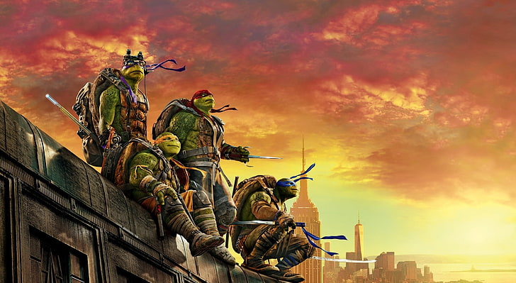 Teenage Mutant Ninja Turtles Out of the Shadows, Movies, Other Movies, teenage, mutant, ninja, turtles, HD wallpaper