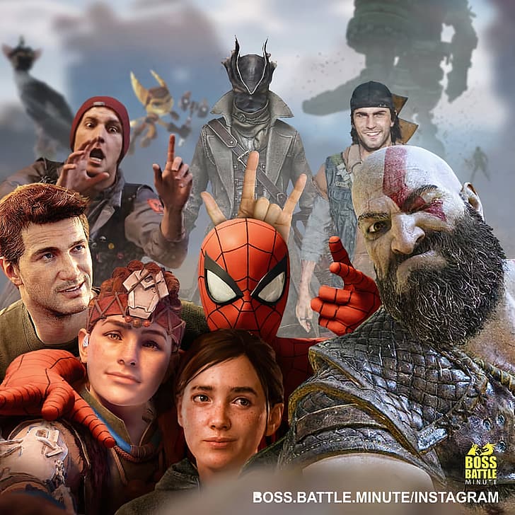God of War (2018), crossover, HD wallpaper