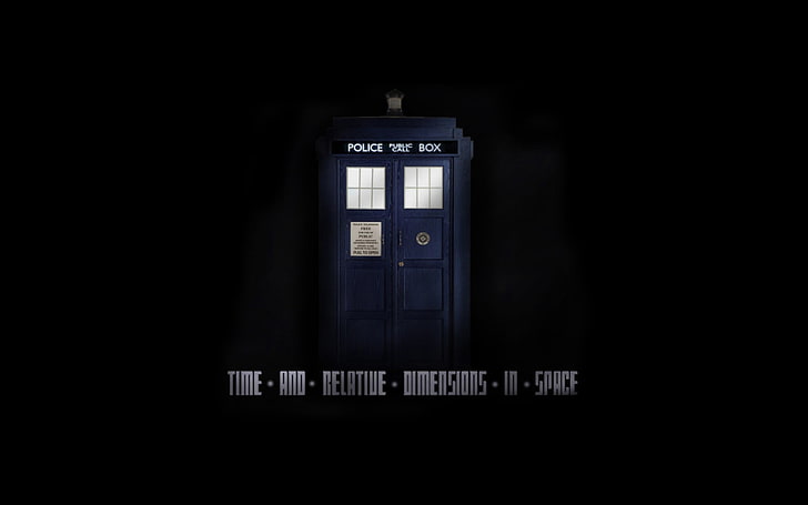 باب لوح خشبي أزرق ، Doctor Who ، The Doctor ، TARDIS ، السفر عبر الزمن، خلفية HD