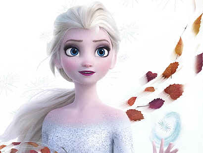 Фильм Frozen 2, Эльза (Frozen), HD обои HD wallpaper